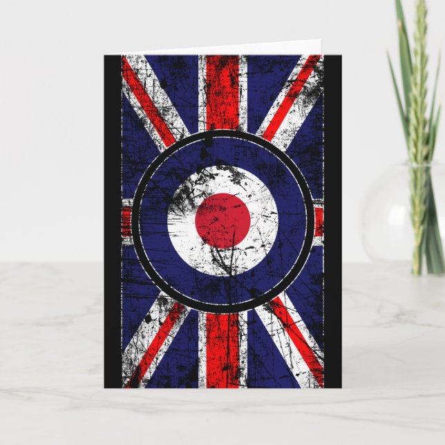 Roundel Target Mods UK Target Union Jack Card (Front)