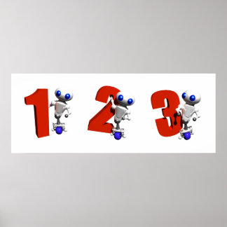 ROUNDER WITH NUMBERS POSTER