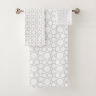Rounding Stars White/G Decor-Soft Modern Towels