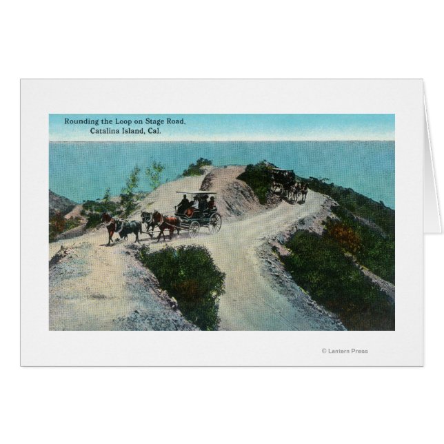 Rounding the Loop on Stage Road (Front Horizontal)