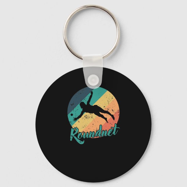 Roundnet Roundball Ballsport Freizeit Keychain (Front)