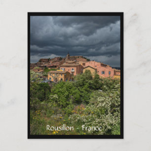Rousillon View, France Postcard