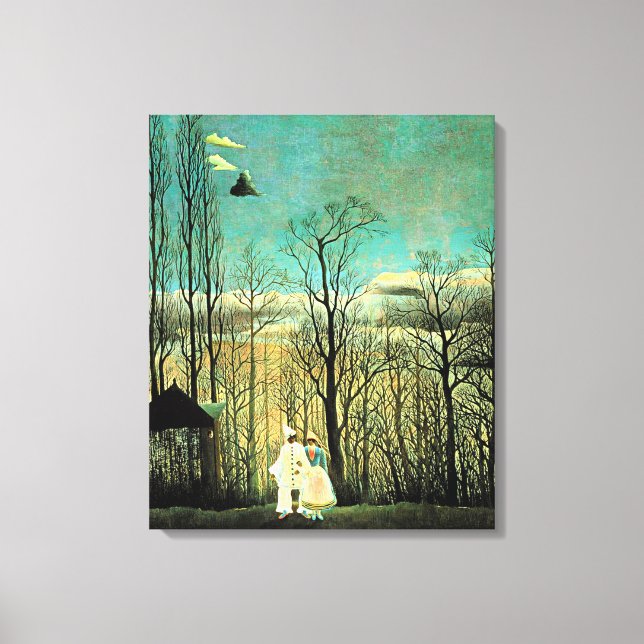 Rousseau - Carnival Evening Canvas Print (Front)
