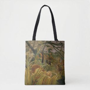 Rousseau Jungle Tropical Tiger Art Tote Bag