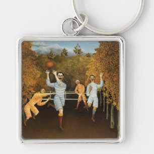 Rousseau’s Football Players key chain