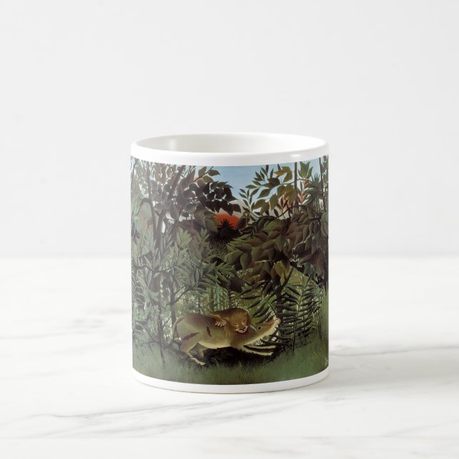 Rousseau’s Hungry Lion mug - choose style (Center)
