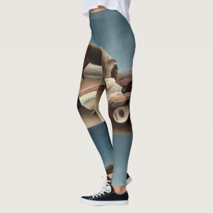 Rousseau’s Sleeping Gypsy art leggings