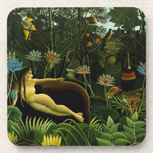 Rousseau’s “The Dream” coasters (Front)