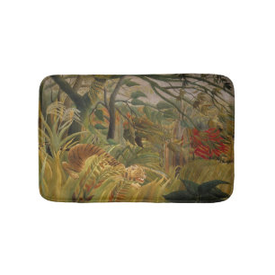 Rousseau’s Tiger art bath mat