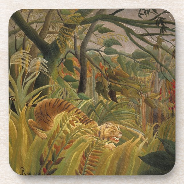 Rousseau’s Tiger coasters (Front)