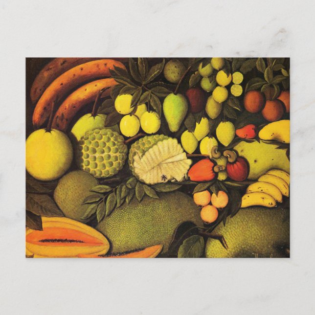 Rousseau - Still Life with Exotic Fruit, fine art Postcard (Front)