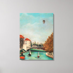 Rousseau - Study for View of the Pont de Sevres Canvas Print