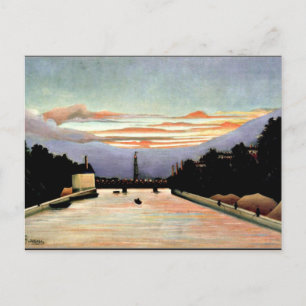 Rousseau - The Eiffel Tower, fine art Postcard