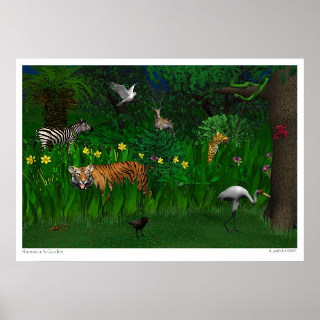 Rousseau's Garden Poster (Front)