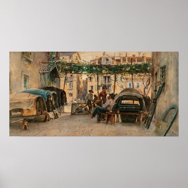 Roussoff’s Venice art poster 2 (Front)