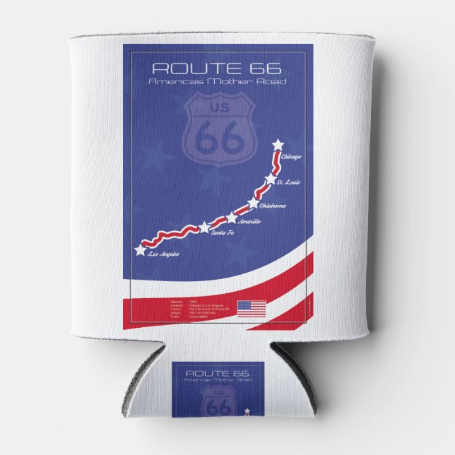 Route66 B Can Cooler (Front)