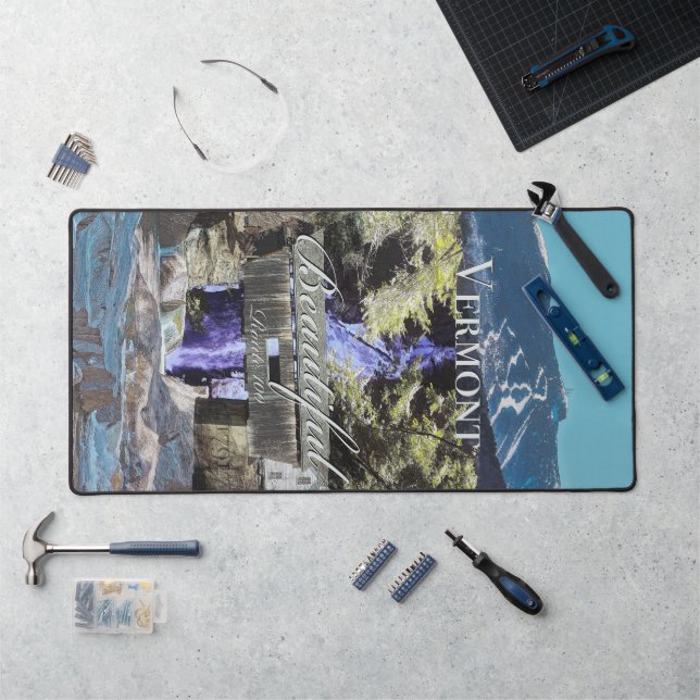 Route 100, Vermont Desk Mat (Workstation)