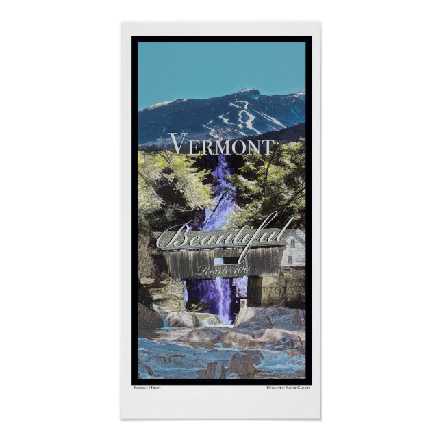 Route 100, Vermont Poster (Front)