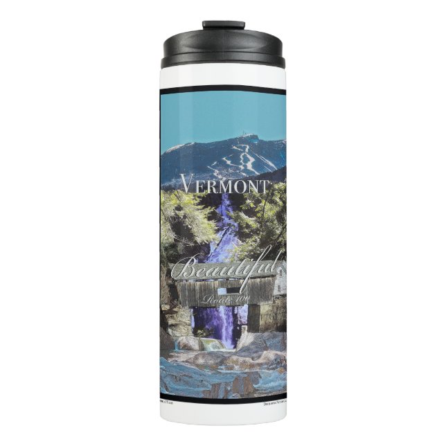 Route 100, Vermont  Thermal Tumbler (Front)