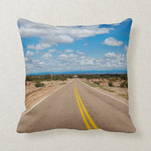 Route 40 Argentina Throw Pillow