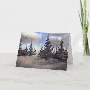 "Route 55 Clouds #3" Country Roads Greeting Card