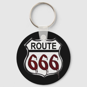 Route 666 keychain