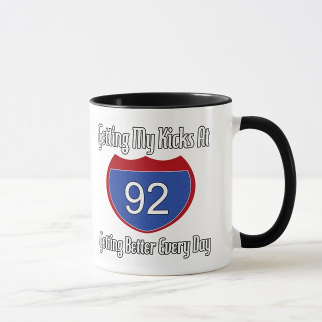 Route 66 92nd Birthday Mug (Right)