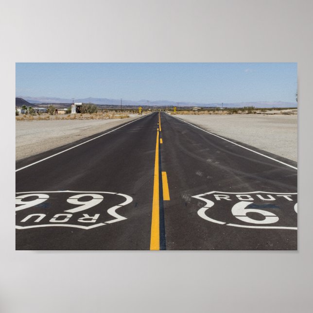 Route 66, Amboy (California, USA) Poster (Front)