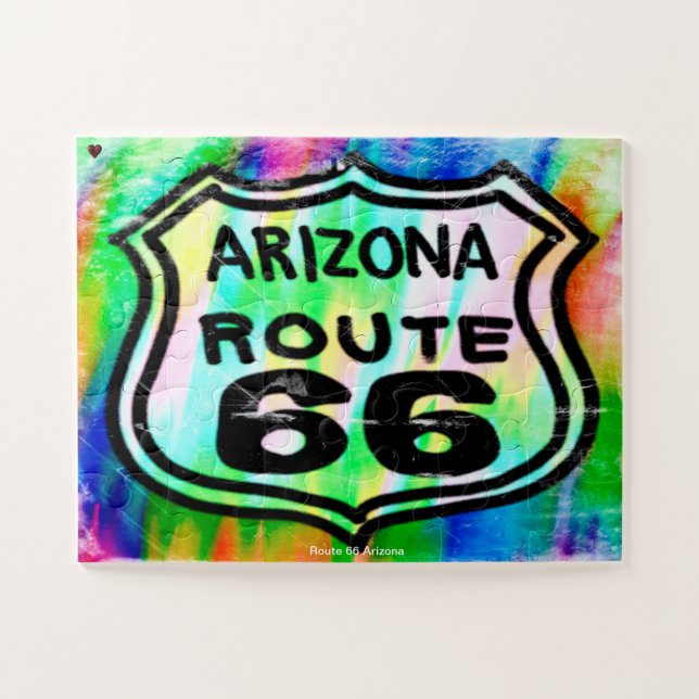 Route 66 Arizona Jigsaw Puzzle (Horizontal)