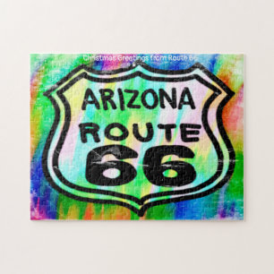Route 66 Art Deco Arizona. Jigsaw Puzzle