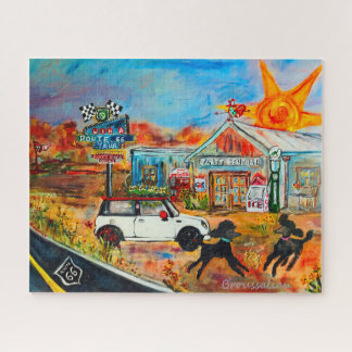 Route 66 avec Marvin et les Poodles PUZZLE