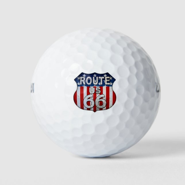 ***ROUTE 66*** BALLE DE GOLF (Devant)