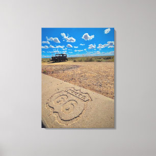 route 66 canvas print