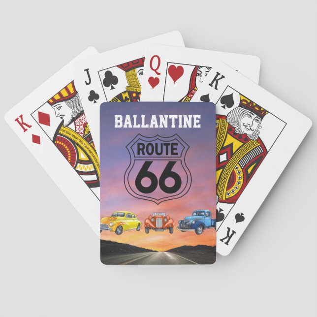 Route 66 - Cartes à jouer - SRF (dos)