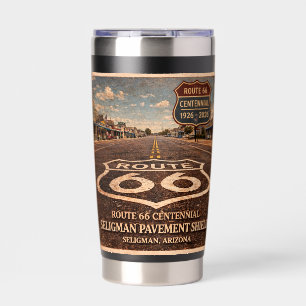 Route 66 Centennial Seligman Pavement Zenith Insulated Tumbler