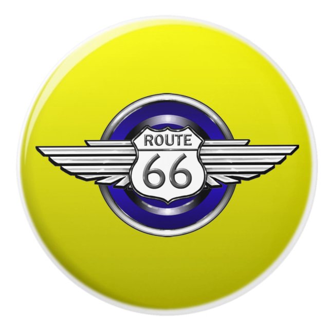 Route 66 Ceramic Knobs - SRF (Front)