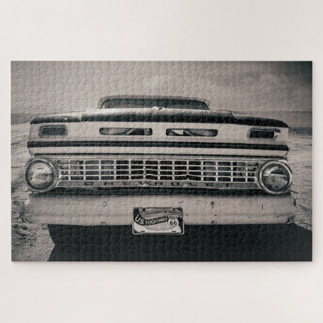 Route 66 Chevy Jigsaw Puzzle (Horizontal)