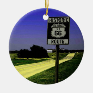 Route 66 Christmas Ornament