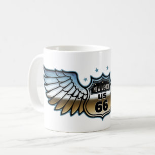 Route 66 Chrome Wing NM Coffee Mug
