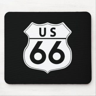 Route 66 Classic Road Sign Mousepad