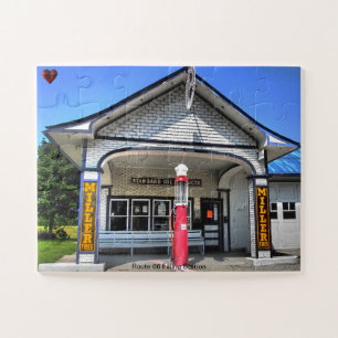 Route 66 Filling Station Jigsaw Puzzle