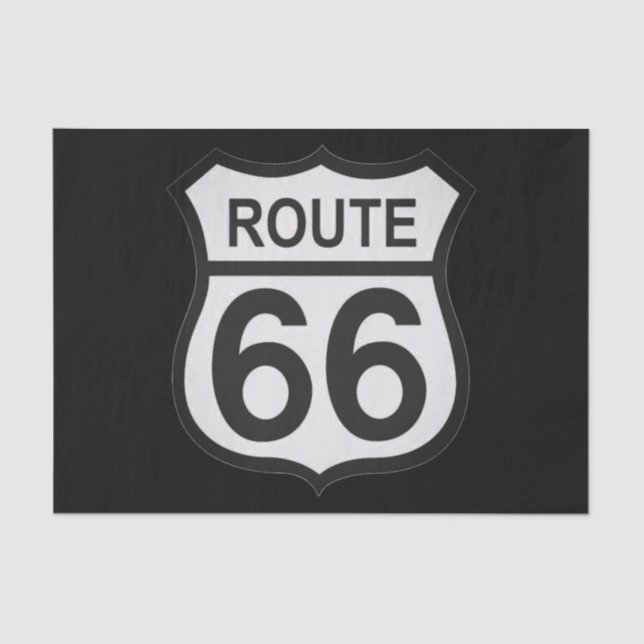 Route 66 Gift Tissue Paper (Front)