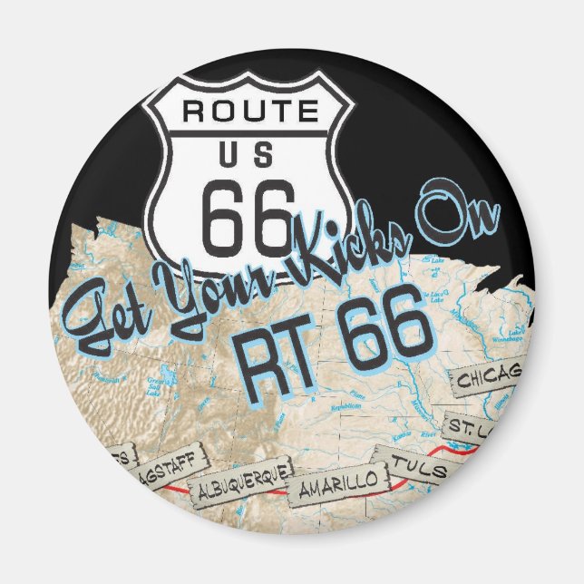 route 66 gifts magnet (Front)