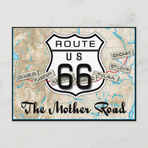 route 66 gifts post card 2