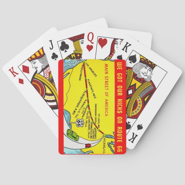  Route 66 - Got our Kicks Playing Cards (Back)