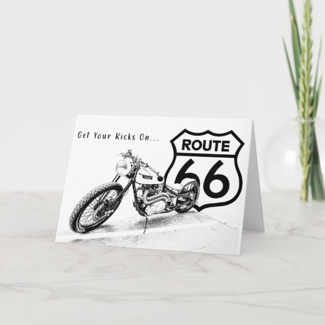 Route 66 Greeting Card (Front)