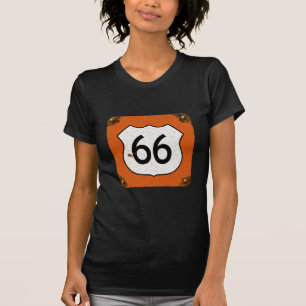 Route 66 Highway Sign T-Shirt