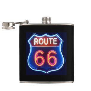 Route 66 hip flask
