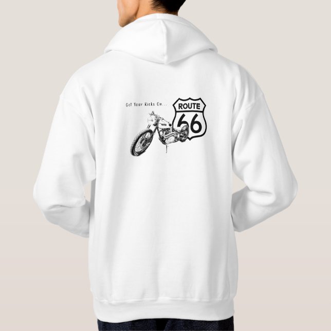 Route 66 Hooded Sweatshirt (Back)