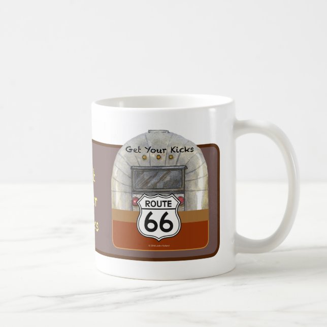 Route 66 in an Airstream Coffee Mug (Right)